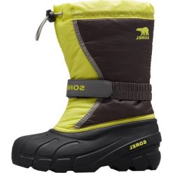 Sorel śniegowce chłopięce YOUTH FLURRY 4 ciemnoszary. Szare buty chłopięce sportowe Sorel, na zimę, bez zapięcia. Za 309,00 zł.