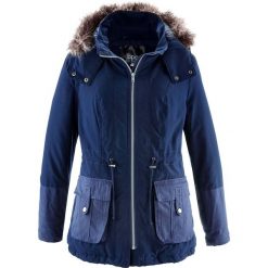 Krótka kurtka parka z kontrastowym materiałem bonprix ciemnoniebieski. Czarne kurtki damskie marki House, l. Za 99,99 zł.
