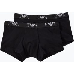 Emporio Armani - Obcisłe bokserki męskie pakowane po 2 szt., czarny. Czarne bokserki męskie Emporio Armani, bez wzorów, z dżerseju. Za 129,95 zł.