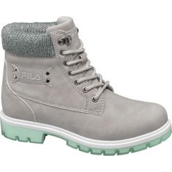 Buty: trapery damskie Fila popielate