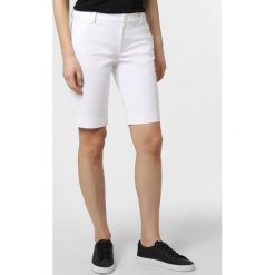 Lauren Ralph Lauren - Spodenki damskie, biały. Białe spodenki sportowe damskie Lauren Ralph Lauren, bez wzorów, z jeansu, klasyczne. Za 379,95 zł.