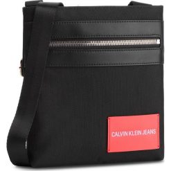 Saszetka CALVIN KLEIN JEANS - Sp Essential + Micro Flat Pack K40K400801 001. Czarne torby męskie skórzane Calvin Klein Jeans, bez wzorów, z jeansu, młodzieżowe. W wyprzedaży za 159,00 zł.