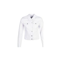 Kurtki jeansowe Vero Moda VMHOT SOYA. Białe kurtki damskie Vero Moda, s, bez wzorów, z jeansu, bez kaptura. Za 129,00 zł.