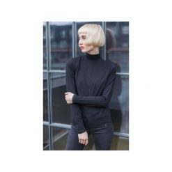 PREMIUM TURTLENECK. Czarne swetry damskie The Hive, m, bez wzorów, z bawełny, bez rękawów, bez kaptura. Za 129,00 zł.