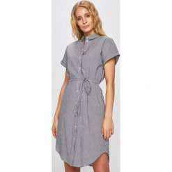 Vero Moda - Sukienka. Szare sukienki damskie Vero Moda, na co dzień, s, bez wzorów, z bawełny, casualowe, bez kołnierzyka, bez rękawów, mini, proste. Za 129,90 zł.