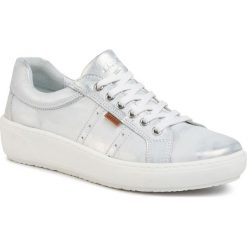 Sneakersy LASOCKI - WI12-DELEKTA-01 Silver. Szare półbuty damskie Lasocki, bez wzorów, ze skóry, bez obcasa, bez zapięcia. Za 149,99 zł.