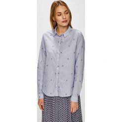Pepe Jeans - Koszula. Niebieskie bluzki damskie marki Pepe Jeans, s, z bawełny, klasyczne, z klasycznym kołnierzykiem, z długim rękawem. Za 299,90 zł.
