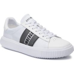 Sneakersy BIKKEMBERGS - Low Top Lace Up B4BKM0027 White. Białe sneakersy męskie Bikkembergs, bez zapięcia. W wyprzedaży za 469,00 zł.