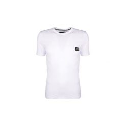 T-shirty z krótkim rękawem Love Moschino M 4 731 83 E 1811. Białe t-shirty męskie Love Moschino, xl, bez wzorów, bez kołnierzyka, krótkie. Za 329,00 zł.
