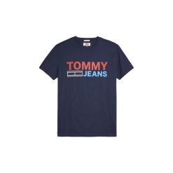 T-shirty z krótkim rękawem Tommy Jeans DM0DM04528 TJM ESSENTIAL. Czarne t-shirty męskie Tommy Jeans, s, bez wzorów, z jeansu, bez kołnierzyka, krótkie. Za 98,37 zł.