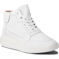 Sneakersy GEOX - D Rubidia B D84APB 00046 C1000 White. Białe sneakersy damskie Geox, z materiału. Za 559,00 zł.