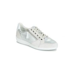 Buty Geox D MYRIA. Szare trampki i tenisówki damskie marki Geox, bez wzorów, bez zapięcia. Za 489,00 zł.