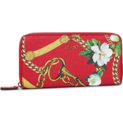 Duży Portfel Damski LIU JO - Xl Zip Around A19174 E0204 Chili Pepper 91761. Czerwone portfele damskie marki Liu Jo, bez wzorów, ze skóry ekologicznej. Za 299,00 zł.