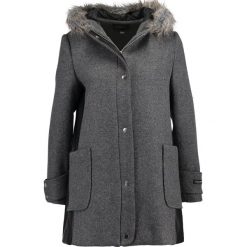 Cortefiel WOOL DUFFLE COAT WITH HOOD Płaszcz wełniany /Płaszcz klasyczny grey. Szare płaszcze damskie marki Cortefiel, xxl, z poliesteru, klasyczne. W wyprzedaży za 460,85 zł.