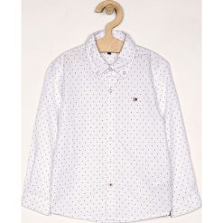 Tommy Hilfiger - Koszula dziecięca 98-176 cm. Białe koszule chłopięce z elastanu, casualowe, długie. W wyprzedaży za 199,90 zł.