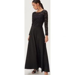 Koronkowa sukienka maxi - Czarny. Czarne sukienki damskie Sinsay, s, bez wzorów, z koronki, bez kołnierzyka, bez rękawów, maxi. Za 139,99 zł.