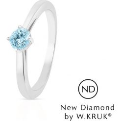 Wyjątkowy Złoty Pierścionek - złoto 585, New diamond by w.kruk 0,20ct. Żółte pierścionki damskie W.KRUK, z brylantem, złote. Za 2990,00 zł.