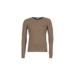 Swetry U.S Polo Assn. JESSE. Brązowe swetry klasyczne męskie marki U.S. Polo Assn., m, polo. Za 351,20 zł.