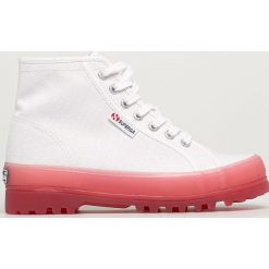 Superga - Trampki. Białe trampki i tenisówki damskie Superga, bez wzorów, z materiału, na sznurówki. Za 399,90 zł.