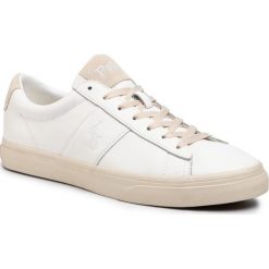 Tenisówki Polo Ralph Lauren Sayer 816786745004. Białe półbuty męskie Polo Ralph Lauren, bez wzorów, bez zapięcia. W wyprzedaży za 309,00 zł.