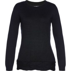 Swetry klasyczne damskie: Sweter bonprix czarny