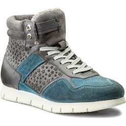Buty zimowe damskie: Botki NOBRAND – Cloud 14571 Grey/Blue