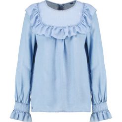 Bluzki damskie: ONLY ONLMIKKA FRINGE Bluzka light blue denim