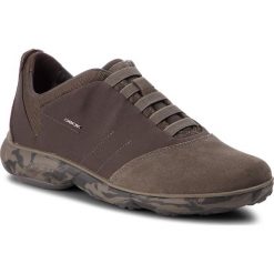 Półbuty GEOX - U Nebula B U52D7B 01122 CQ66K Taupe/Chocolate. Brązowe półbuty skórzane męskie Geox. W wyprzedaży za 379,00 zł.