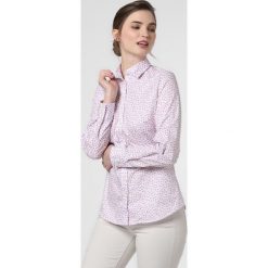 Marie Lund - Bluzka damska, niebieski. Niebieskie bluzki damskie Marie Lund, bez wzorów, klasyczne, z klasycznym kołnierzykiem, bez rękawów. Za 179,95 zł.