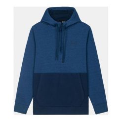 Bejsbolówki męskie: Under Armour Bluza męska Threadborne 1/2 Zip Hoodie granatowa r. L (1299135-437)