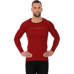 Koszulki sportowe męskie: Brubeck Koszulka męska 3D Run PRO z długim rękawem czerwona r. XXL (LS13000)