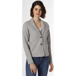 Marc O'Polo - Blezer damski, szary. Szare bolerka i narzutki damskie Marc O'Polo, bez wzorów, z dresówki, bez rękawów. Za 399,95 zł.