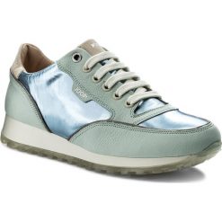 Sneakersy JOOP! - Samira 4140003992 Light Blue 401. Niebieskie półbuty damskie JOOP!, na co dzień, bez wzorów, ze skóry, bez obcasa, na płaskiej podeszwie, bez zapięcia. W wyprzedaży za 439,00 zł.