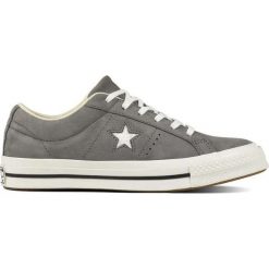 Szare Kultowe Trampki Converse ONE STAR. Szare trampki i tenisówki damskie Molly.pl, bez wzorów, z gumy, bez zapięcia. Za 389,00 zł.
