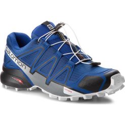 Buty SALOMON - Speedcross 4 404641 27 V0 Mazarine Blue Wil/Black/White. Niebieskie buty męskie do biegania marki Salomon, z tkaniny, na sznurówki, salomon speedcross. Za 549,00 zł.