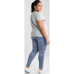 T-shirty damskie: Second Script Curve LOGO TEE Tshirt z nadrukiem grey marl