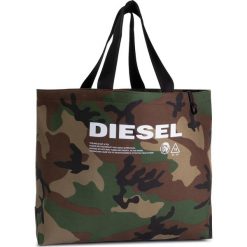 Torebka DIESEL - D-Thisbag Shopper L X05513 PS536 H3845. Zielone torby damskie na zakupy Diesel, bez wzorów, z materiału, klasyczne, bez dodatków. Za 619,00 zł.