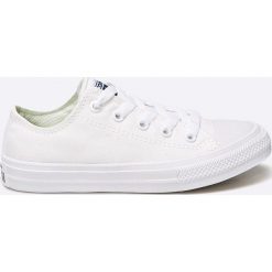 Converse - Tenisówki dziecięce Chuck Taylor All Star II. Szare buty dziewczęce sportowe marki Converse, z materiału, na sznurówki. W wyprzedaży za 159,90 zł.