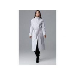 Płaszcz M624zary. Szare płaszcze damskie FIGL, xl, w paski, eleganckie, długie. Za 329,00 zł.