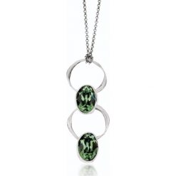 Naszyjniki damskie: RABAT Naszyjnik – srebro 925, Swarovski