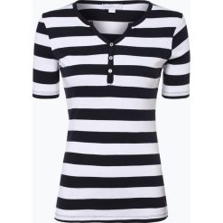 Brookshire - T-shirt damski, czarny. Czarne t-shirty damskie marki brookshire, m, w paski, z bawełny, bez kołnierzyka. Za 89,95 zł.