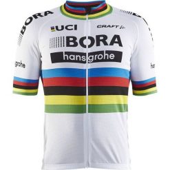 Odzież rowerowa męska: Craft Koszulka rowerowa męska Bora-hansgrohe Replica SS Jersey biała r. L (1906104 – 4900)