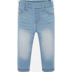 Mayoral - Jeansy dziecięce 80-98 cm. Szare jeansy dziewczęce Mayoral, bez wzorów, z elastanu. Za 78,90 zł.