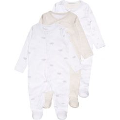 Bielizna chłopięca: mothercare UNISEX MY FIRST LAMB HANGING SLEEPSUIT BABY 3 PACK Piżama white/nude