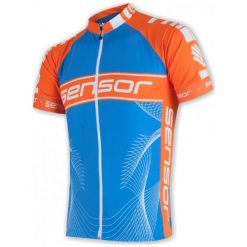 Sensor Męska Koszulka Rowerowa Cyklo Team Blue/Orange. Pomarańczowe koszulki sportowe męskie marki Sensor, m, z materiału, z krótkim rękawem. W wyprzedaży za 189,00 zł.