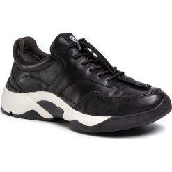 Sneakersy TAMARIS - 1-23720-24 Black 001. Czarne półbuty damskie Tamaris, ze skóry. W wyprzedaży za 279,00 zł.