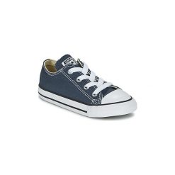 Buty Dziecko Converse CHUCK TAYLOR ALL STAR CORE OX. Niebieskie trampki dziewczęce Converse, bez wzorów, bez zapięcia. Za 161,10 zł.