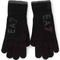 Rękawiczki Damskie EA7 EMPORIO ARMANI - 285601 9A310 39220 Jet Black. Czarne rękawiczki damskie EA7 Emporio Armani, bez wzorów, z materiału. W wyprzedaży za 199,00 zł.