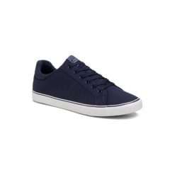 Lanetti MSS20089-08 Granatowy. Niebieskie trampki męskie Lanetti, z materiału. Za 79,99 zł.
