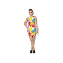 Sukienka CP-026 275. Sukienki damskie Colour pleasure, bez wzorów, z dzianiny, sportowe, bez kołnierzyka, bez rękawów, sportowe. Za 139,00 zł.
